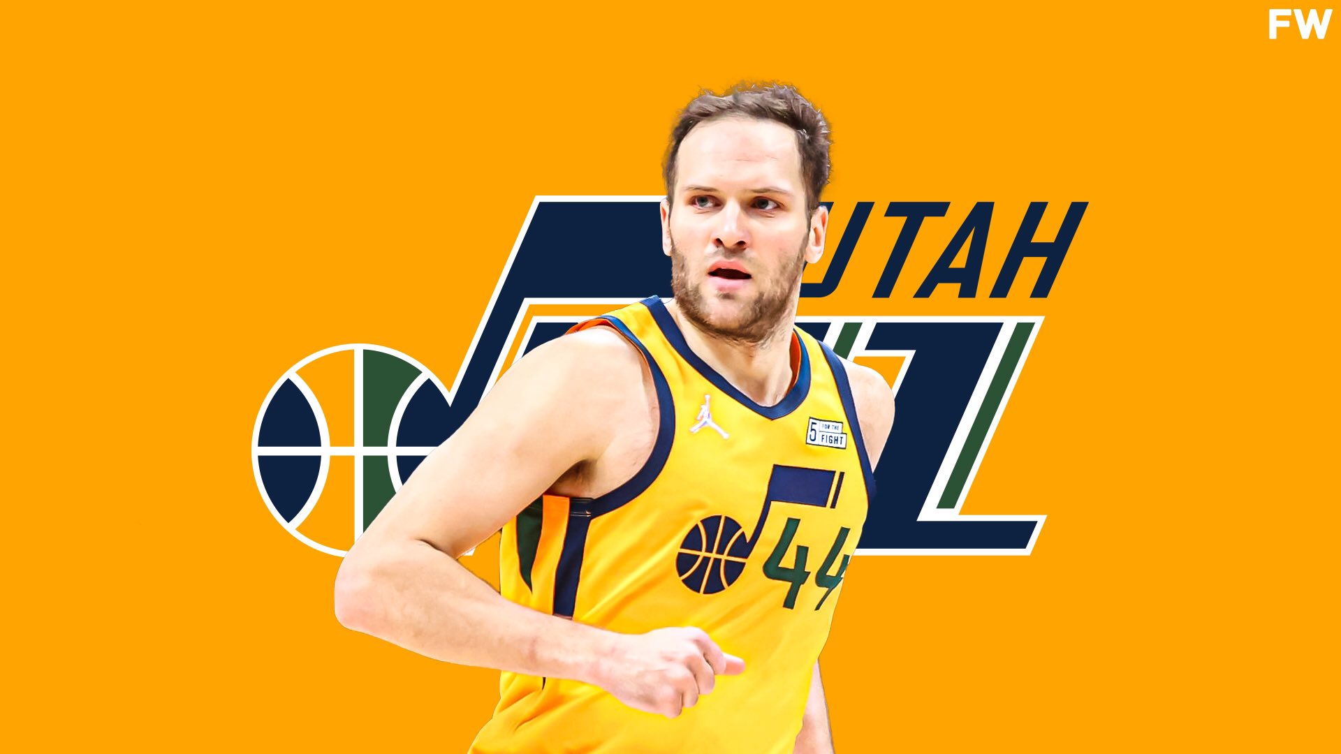 Download Bojan Bogdanovic NBA League Utah Jazz Wallpaper