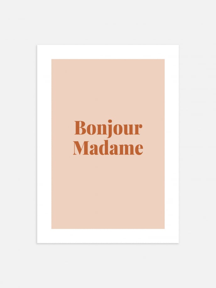 Bonjour madame poster online store