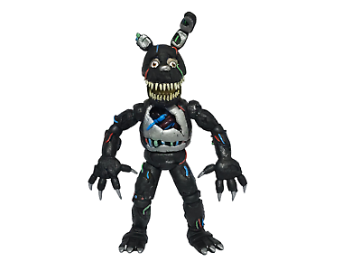 Toy figure mexican five nights at freddy animatronics twisted springtrap black