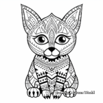 Cute fox coloring pages