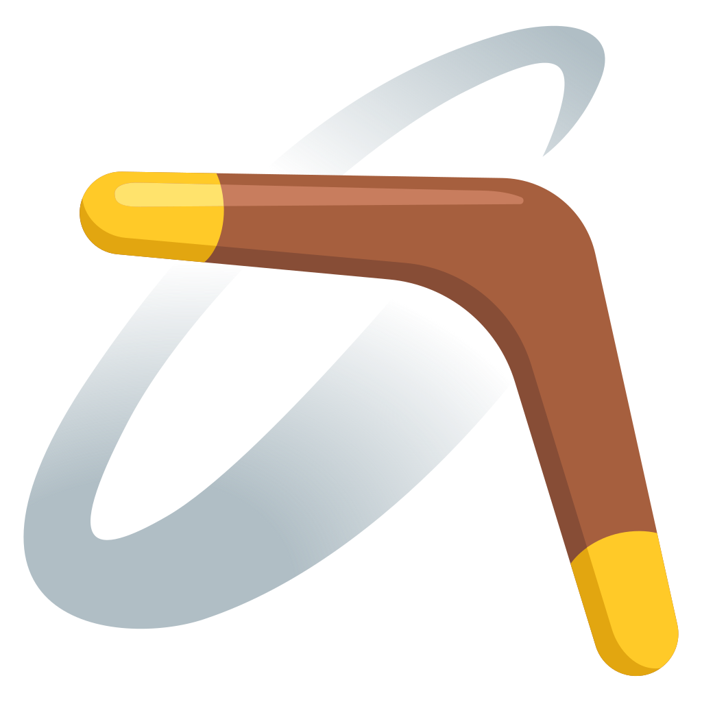 Ðª boomerang emoji