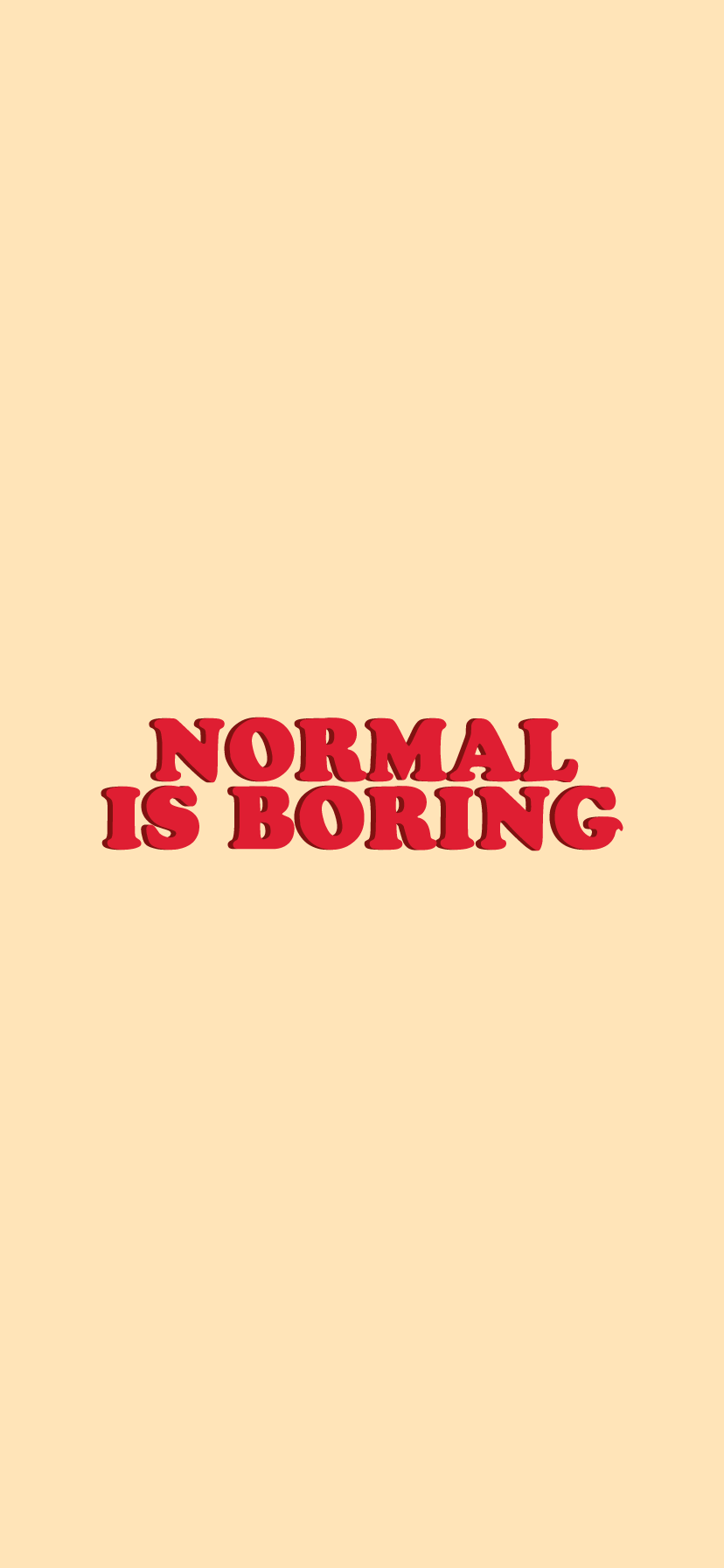 Normal is boring sticker by isabelle