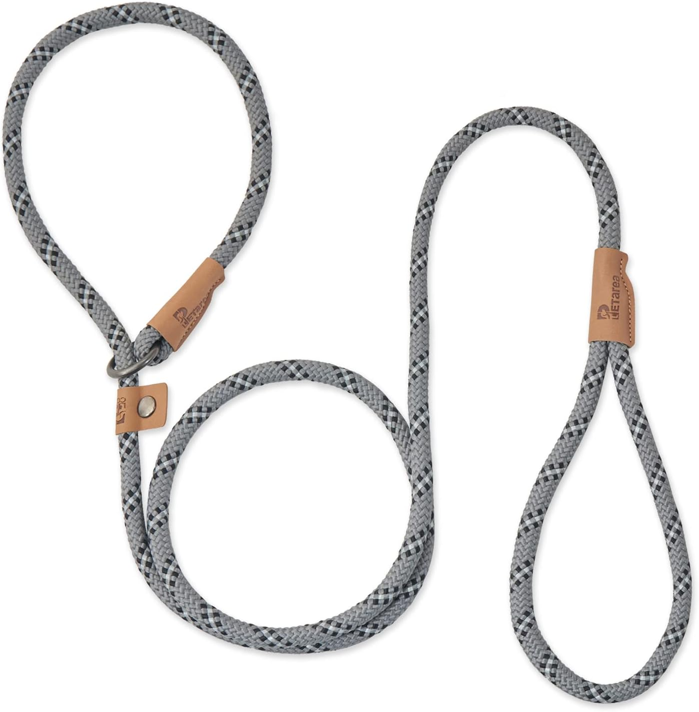 Petarea ft slip lead dog leash heavy duty rope leash for small medium large d