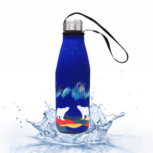Dawn oman sky watchers water bottle and sleeve â indigenous gifts