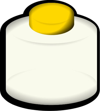 Bottle of milk clip art image