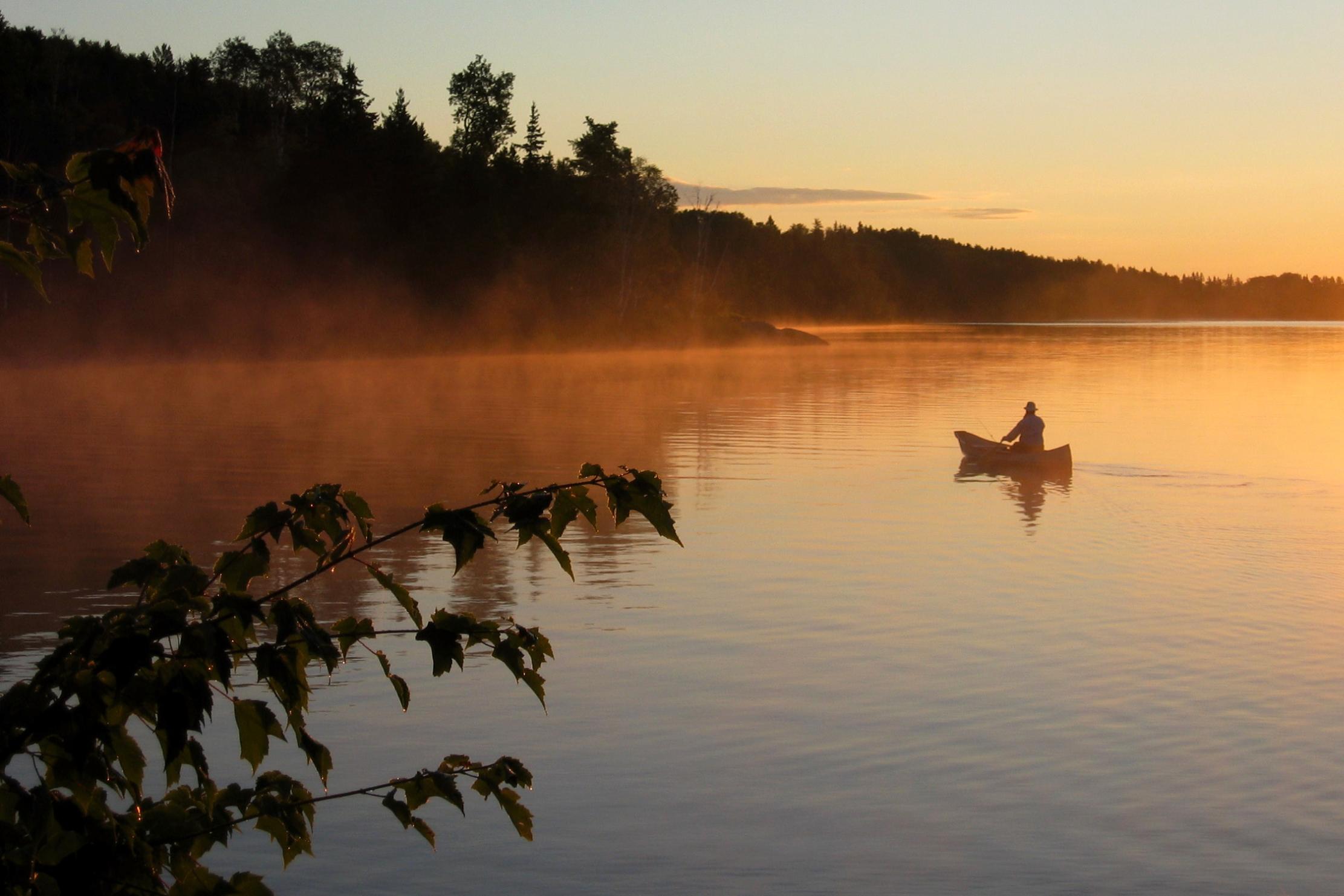 Desktop wallpaper boundary waters listening point