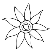 Sunflower coloring pages free coloring pages