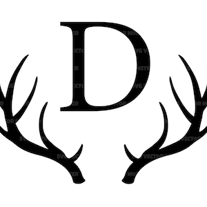 Antler letter d