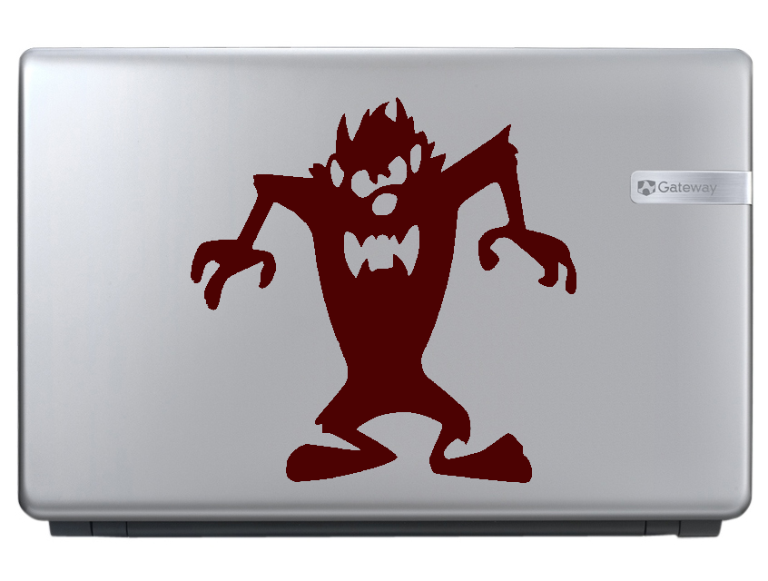 Tasmanian devil vinyl decal stickers car window iphone taz vintage looney tunes