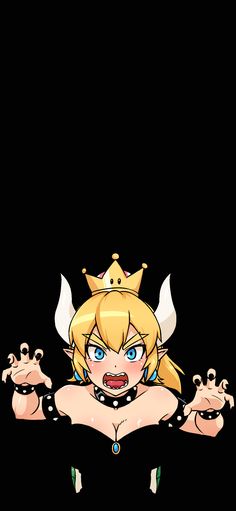 Blonde Bowsette] Phone wallpaper : r/bowsette