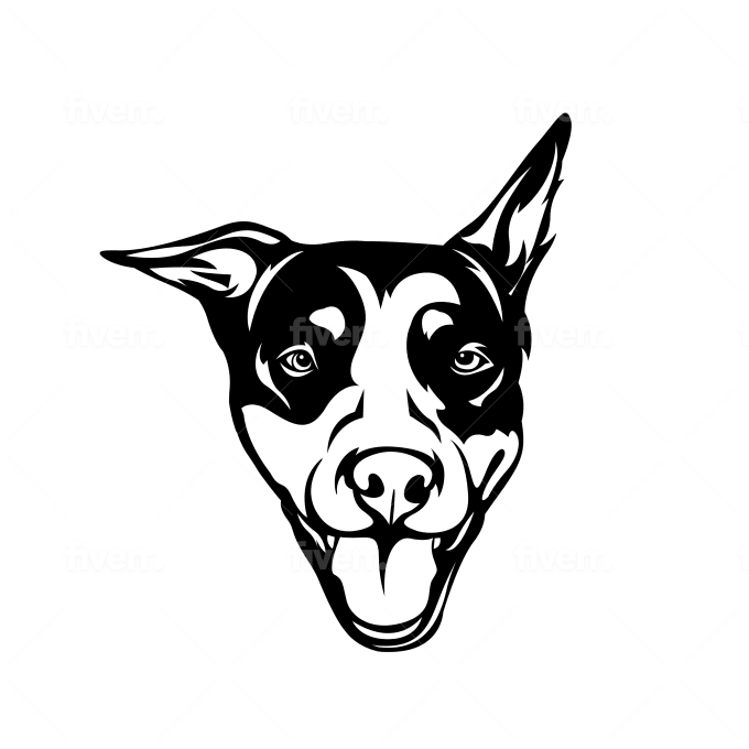 Draw your cat dog pet animal in black and white line art by farhanfaiz