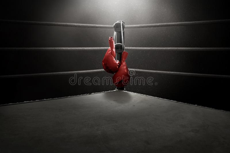 boxing ring corner wallpaper