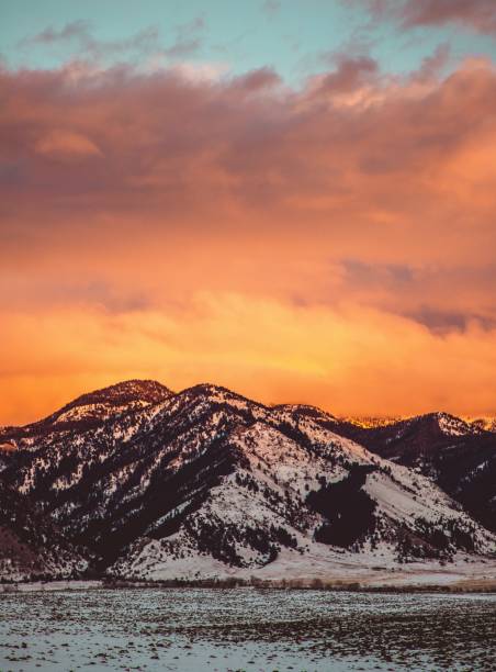 Bozeman montana winter stock photos pictures royalty