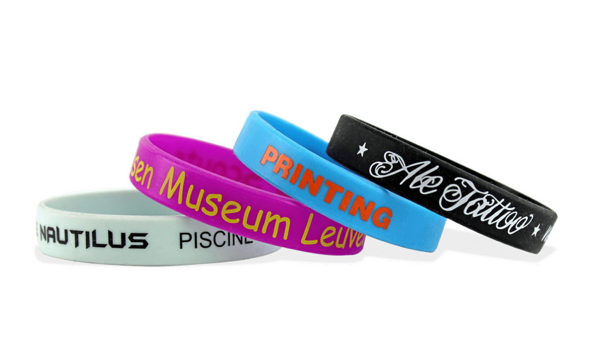 Custom siline wristbands large size