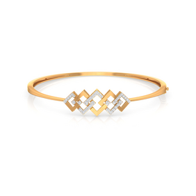 Charming diamond grid bracelet buy kt yellow gold diamond bracelets online for women