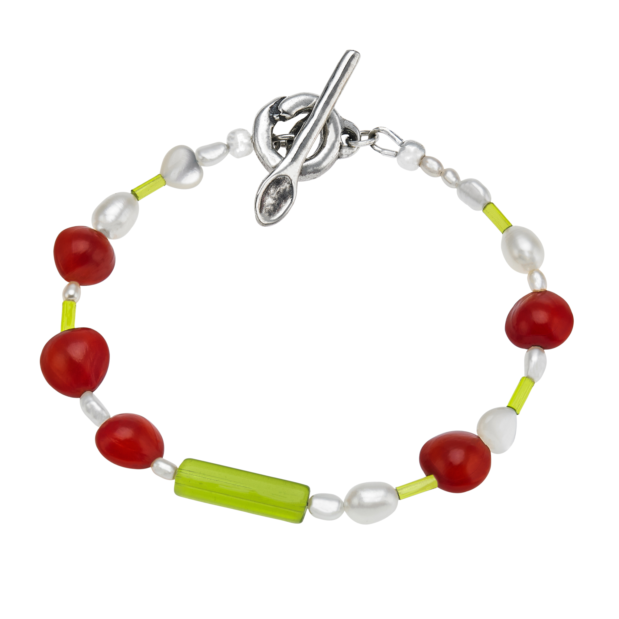 Red beans rice bracelet louisiana jewelry sarah balli â jose balli new orleans