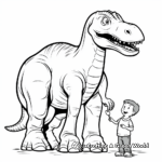 Dinosaur coloring pages