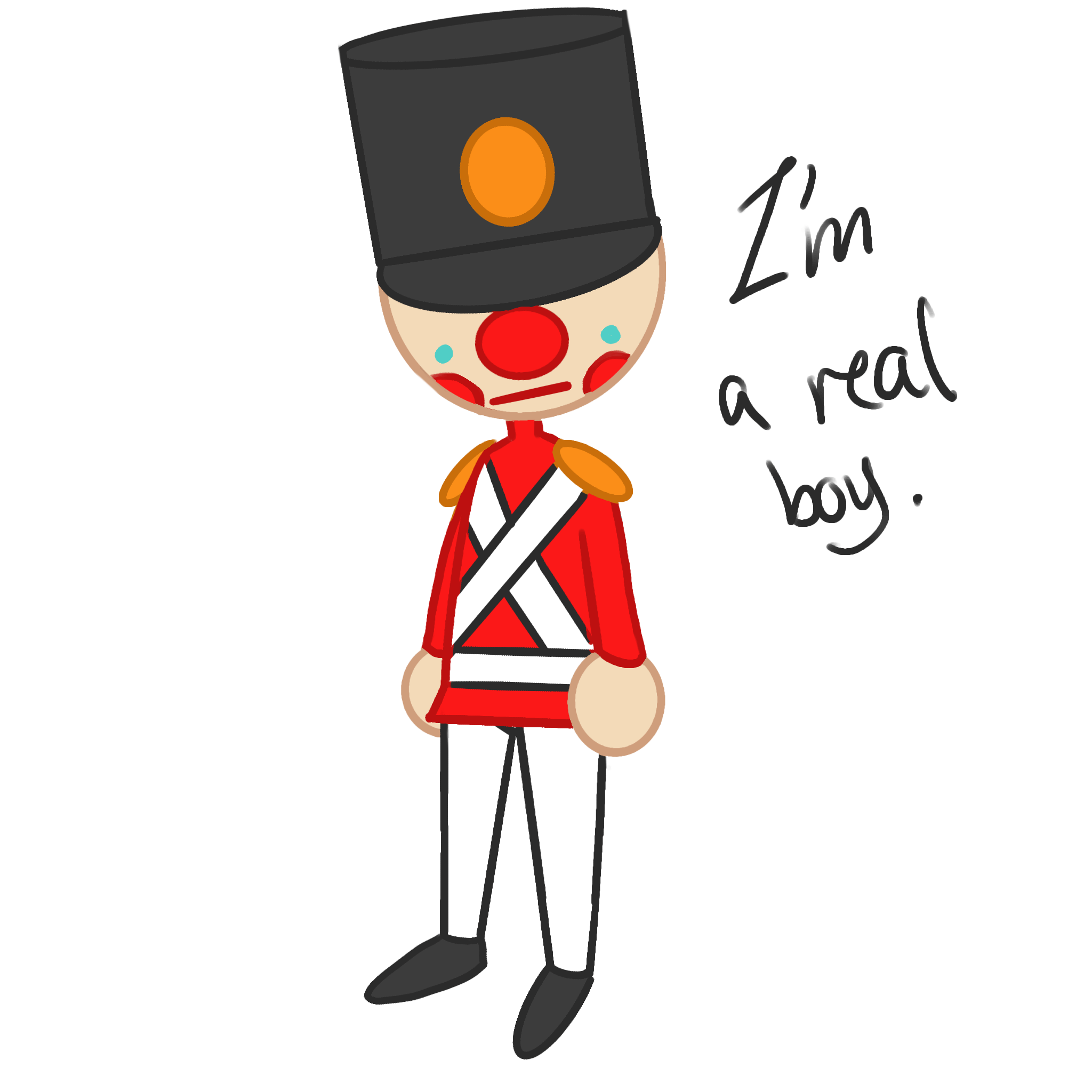 I drew nutcracker guy he has very beautiful eyes rdannygonzalez