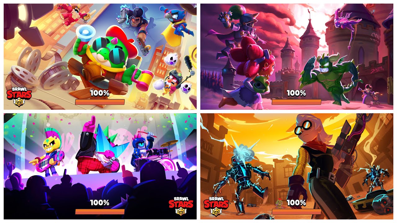 Loading screen concept vs reality of all seasons in brawl stars