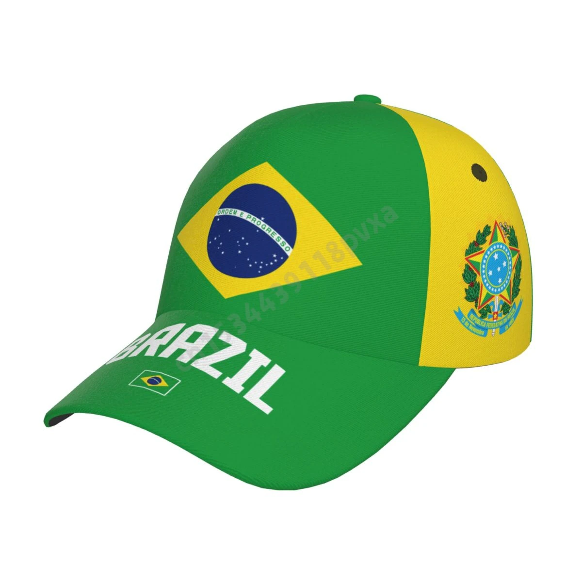 Brazil flag cool brazilian adult baseball cap patriotic hat baseball soccer fans