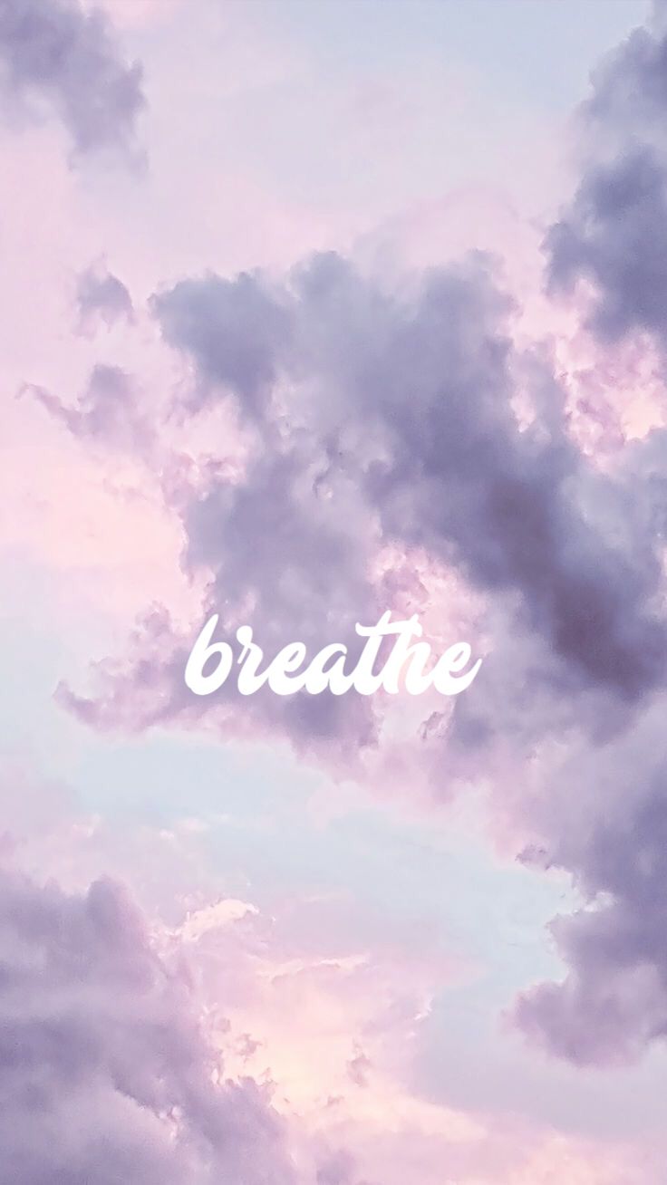 Breathe wallpaper pink wallpaper quotes pink tumblr aesthetic cute wallpaper backgrounds