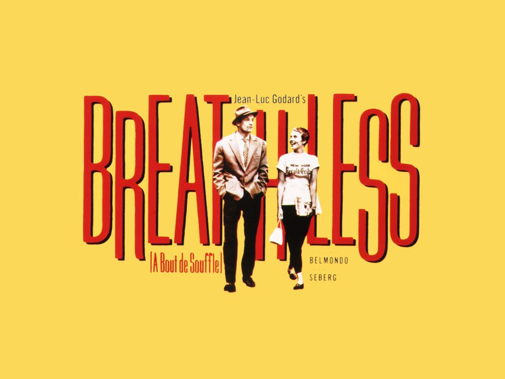 Classic movies wallpaper breathless jean luc godard jean seberg french new wave