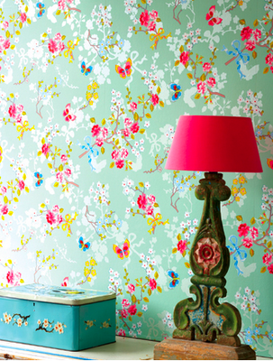 Pip studio chinese roses wallpaper fresh design blog