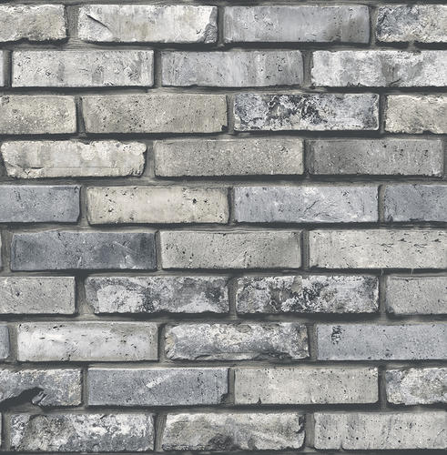 Brewster painted gray brick un