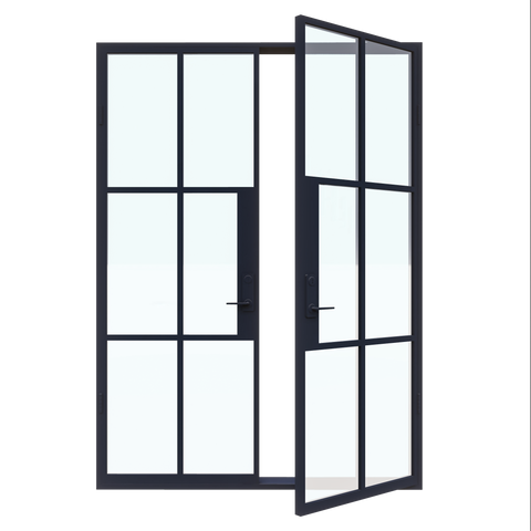 Shop steel french doors light