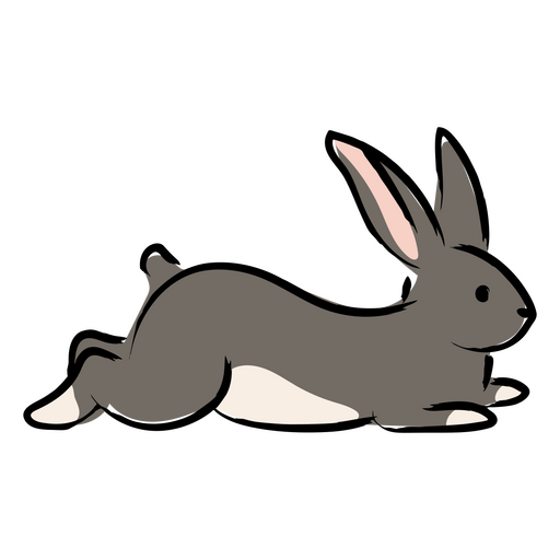 Cute rabbit easter playful png svg design for t