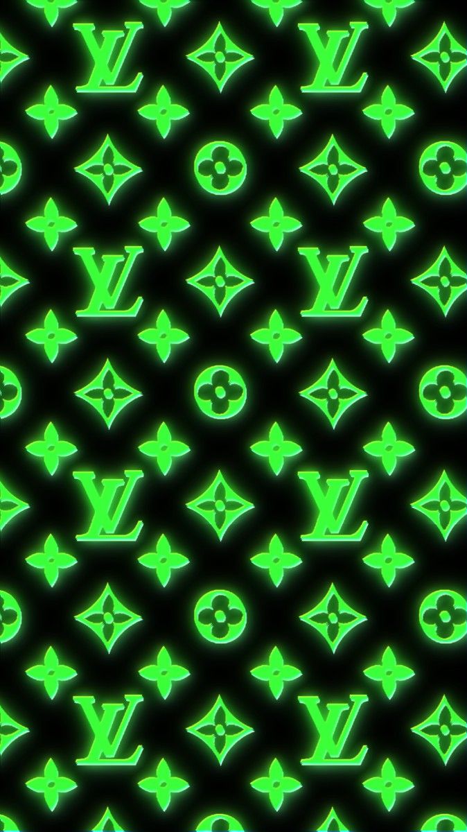 LV neon wallpaper  Fond d'écran vert, Vert néon, Fond d'ecran pastel