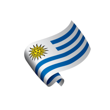 Wave stripes png picture uruguayan flag waving on blue striped sun uruguay national flag independence day png image for free download