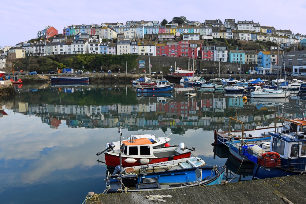 Brixham harbour devon wallpaper background id