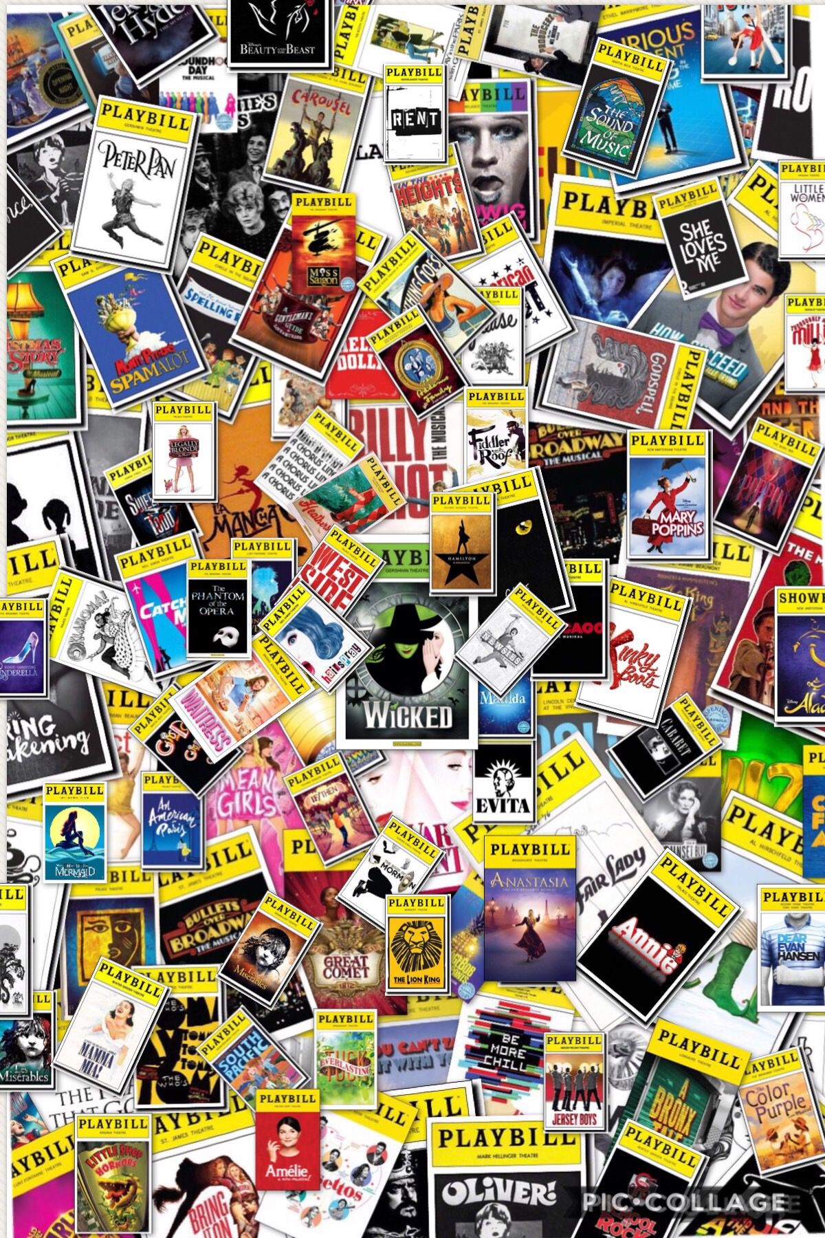 Pin by âïð ð ðâï on âmusicalsâ musical wallpaper broadway theme broadway posters