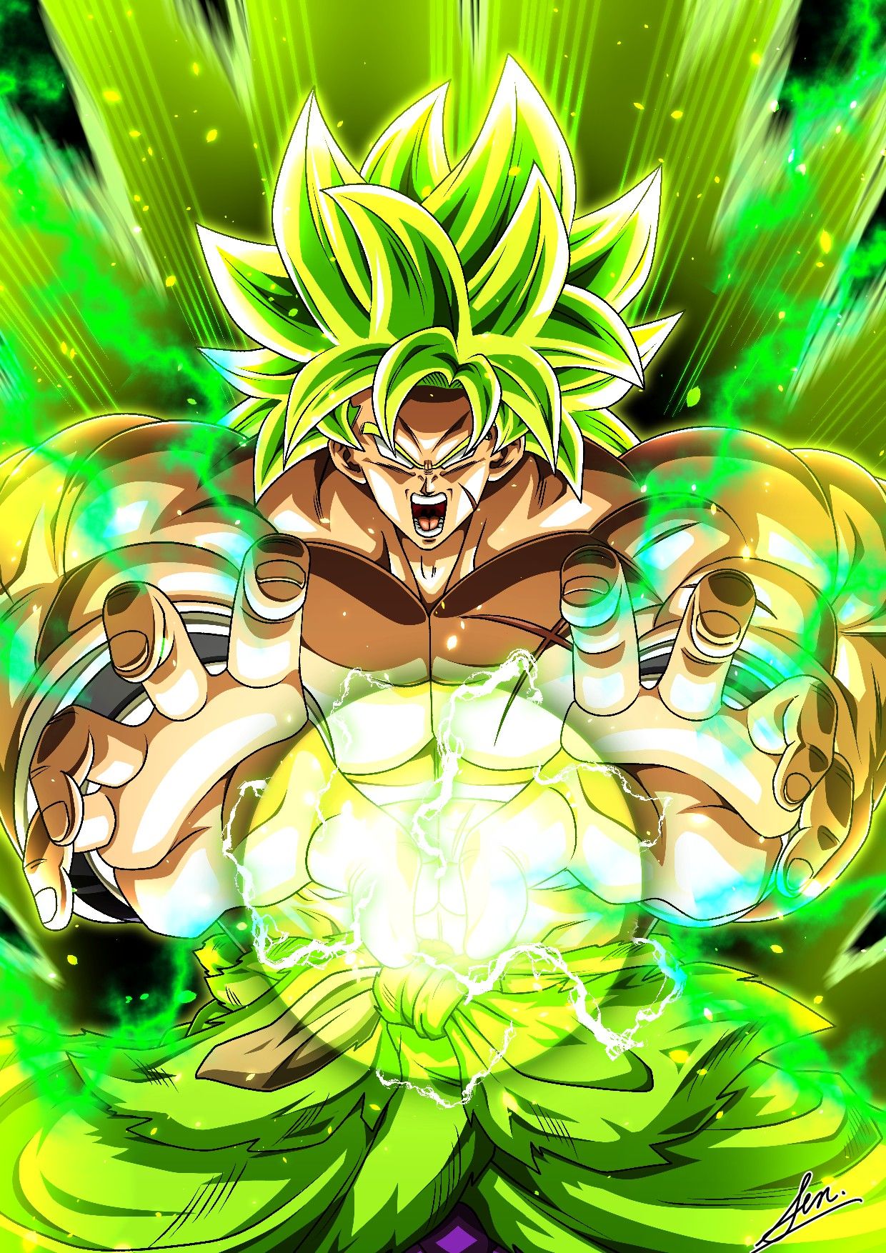 Broly super saiyajin legendario dragon ball wallpaper iphone anime dragon ball goku dragon ball z