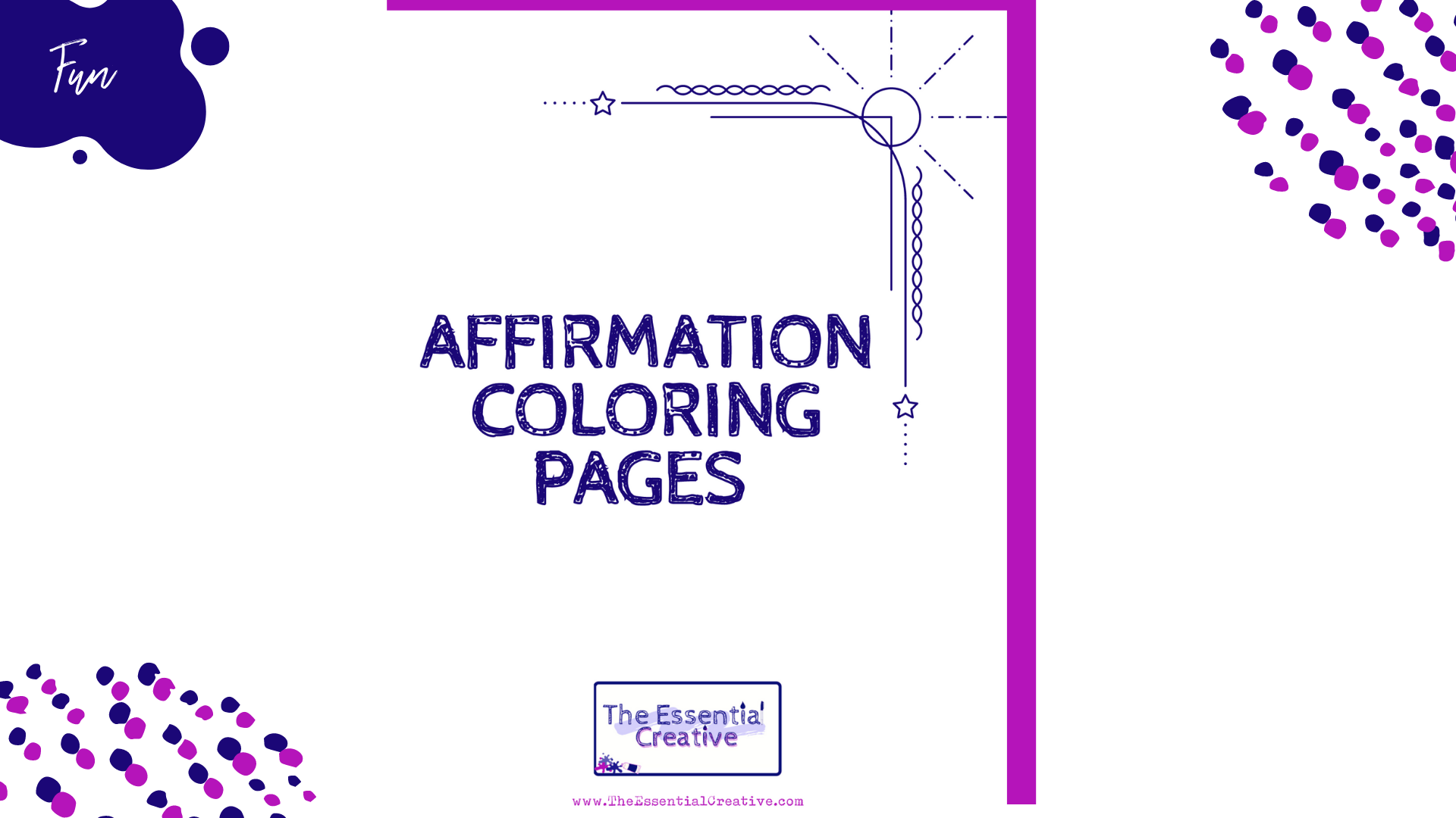 Affirmations coloring pages