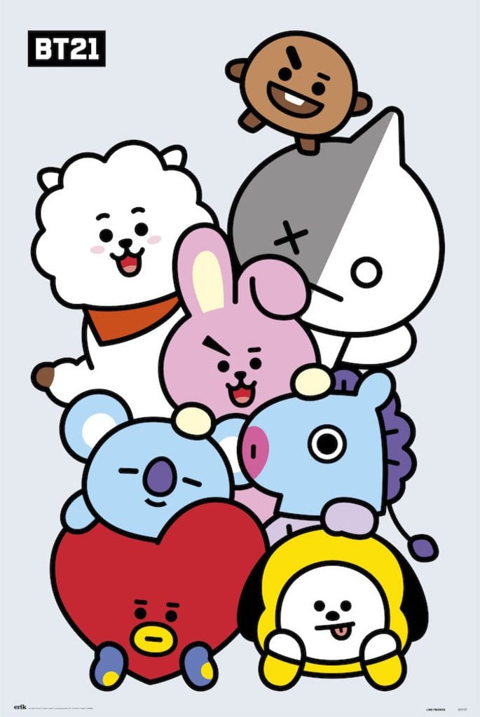 Download Free 100 + bt21 characters