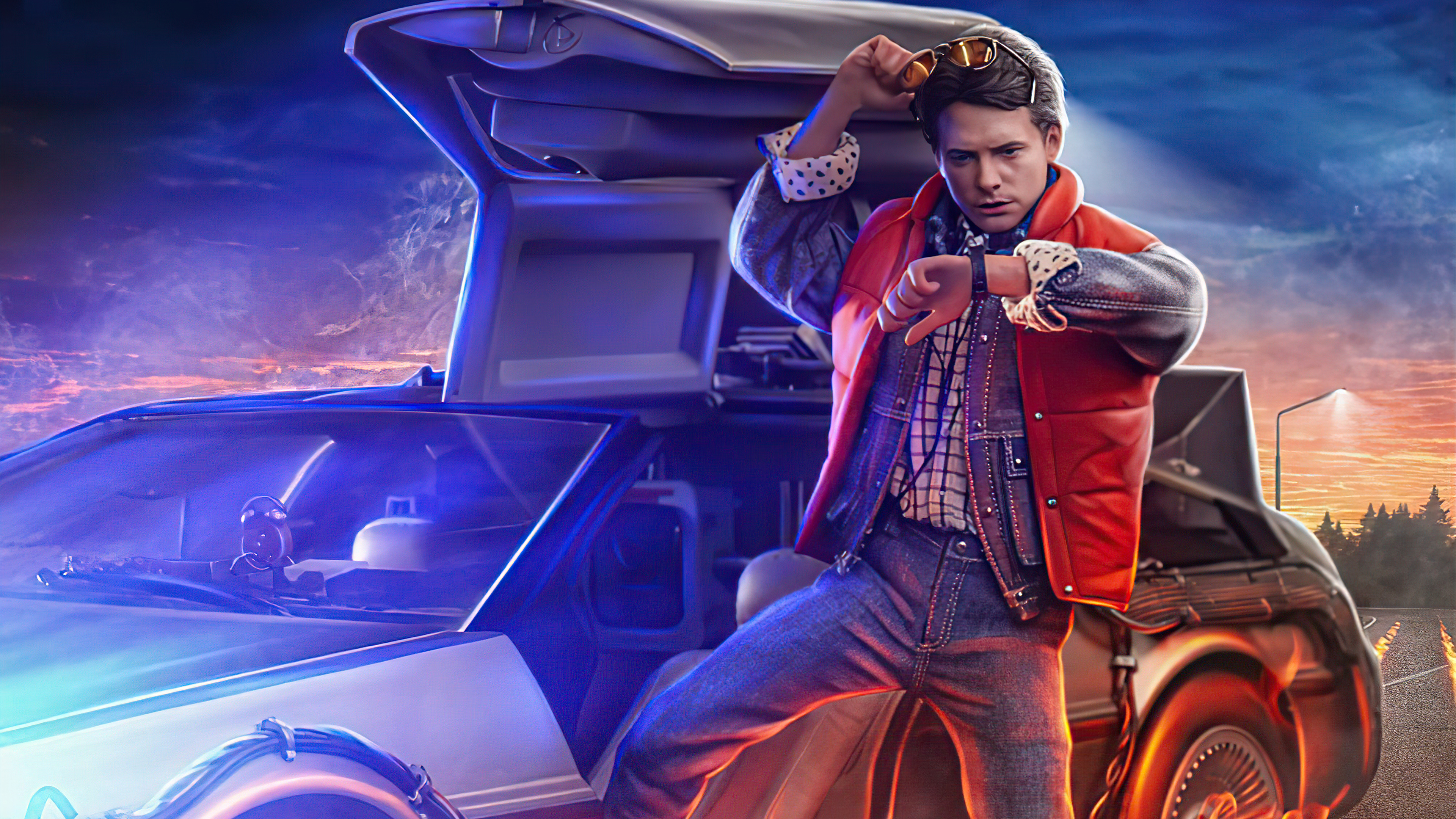 Back to the future marty poster hd movies k wallpapers images backgrounds photos and pictures