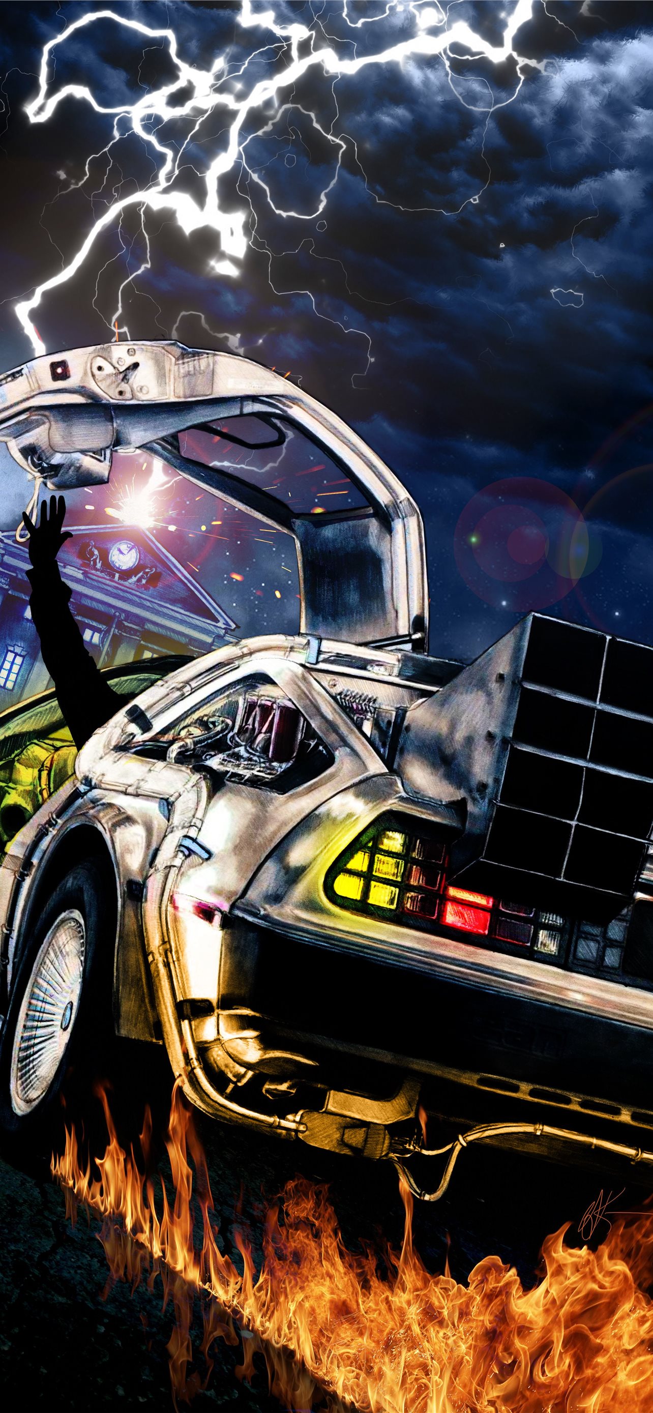 Best back to the future iphone hd wallpapers