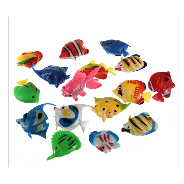 Pcs artificial plastic bubble lamp tropil fish jellyfish seahorse for aquarium tankrandom color