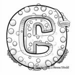 Plain alphabet coloring pages