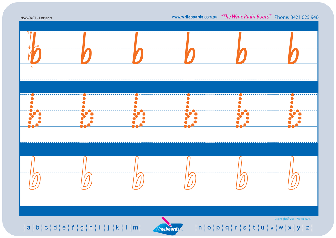 Nsw foundation font for occupational therapists and tutors childrens writing board