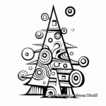 Christmas tree coloring pages