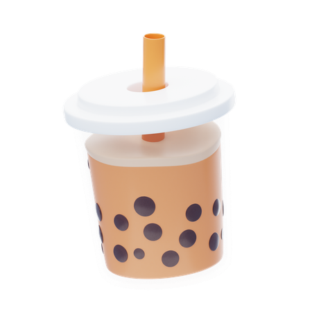 D bubble tea illustrations