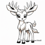 Deerling coloring pages