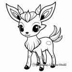 Deerling coloring pages