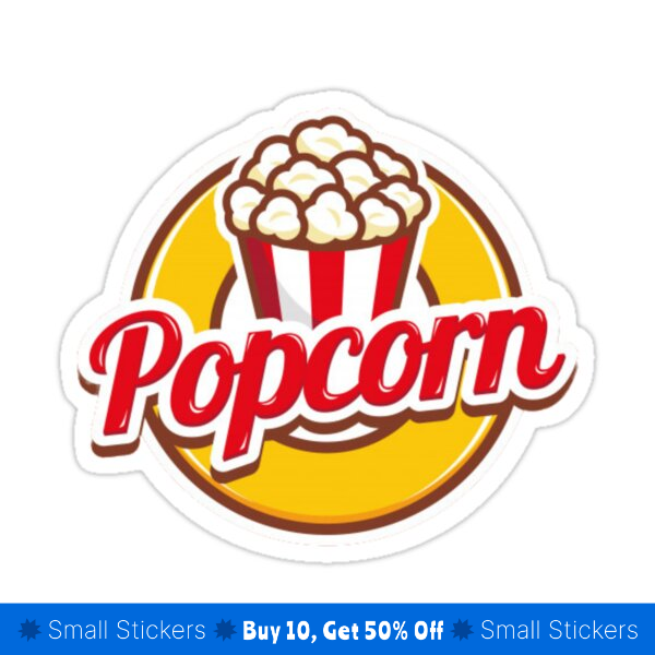 National popcorn day sticker for sale by chaosreigns in popcorn sweet popcorn popcorn stickers