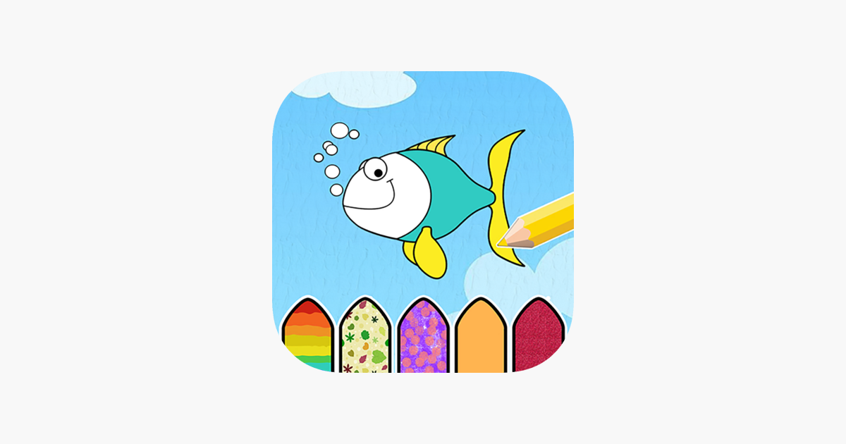 Kids painting draw coloring on the app store