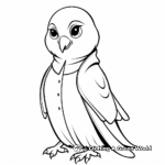 Parakeet coloring pages