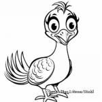 Pheasant coloring pages